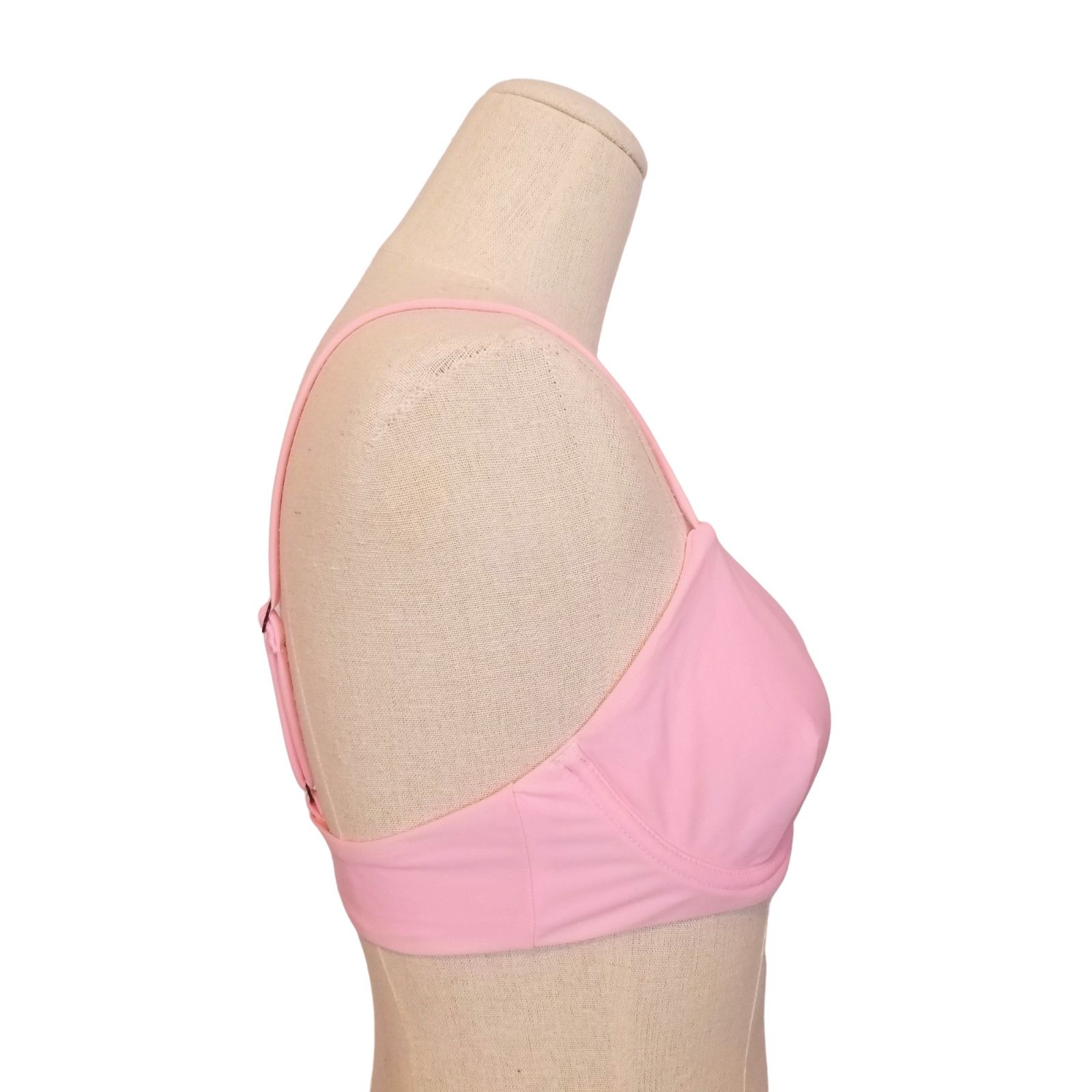 Other NWT PinkColada Tropez Bikini Top Bubblegum Pink Sz Medium Size ONE SIZE - 4 Thumbnail