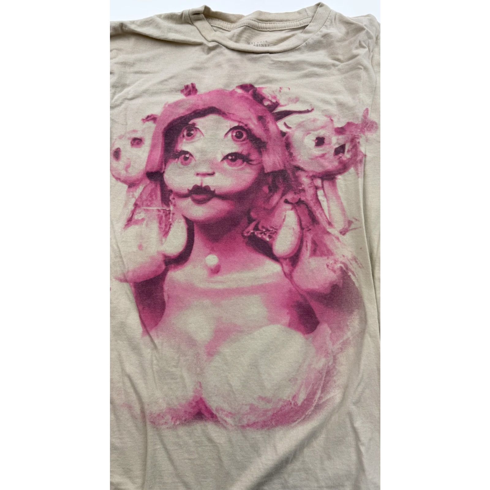 Vintage Melanie Martinez Portals Shirt Adult Small Beige Long Sleeve Tour 2023 Concert Tee Size US S / EU 44-46 / 1 - 2 Thumbnail