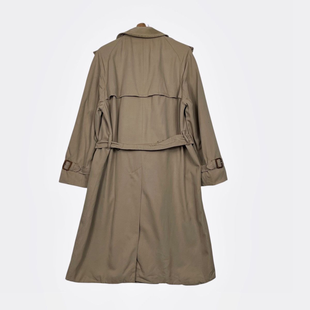 Aquascutum Vtg Aquascutum Double Breasted Showerproof Trenchcoat Size M / US 6-8 / IT 42-44 - 8 Thumbnail