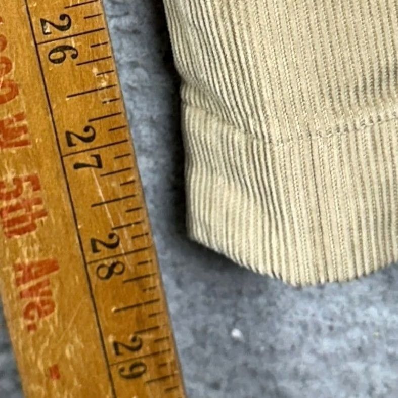 Vintage L.L. Bean Pants Men Tan Classic Fit Corduroy Chino Flat Front Straight Leg 38X29 Size US 38 / EU 54 - 6 Thumbnail
