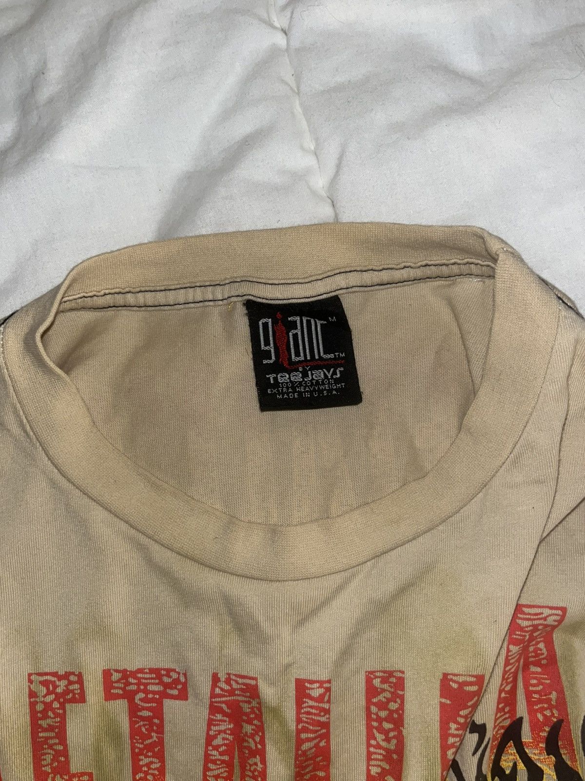 Giant 1998 Tour Tee Giant by Tee Jays Distressed Fade Metallica Size US M / EU 48-50 / 2 - 3 Thumbnail