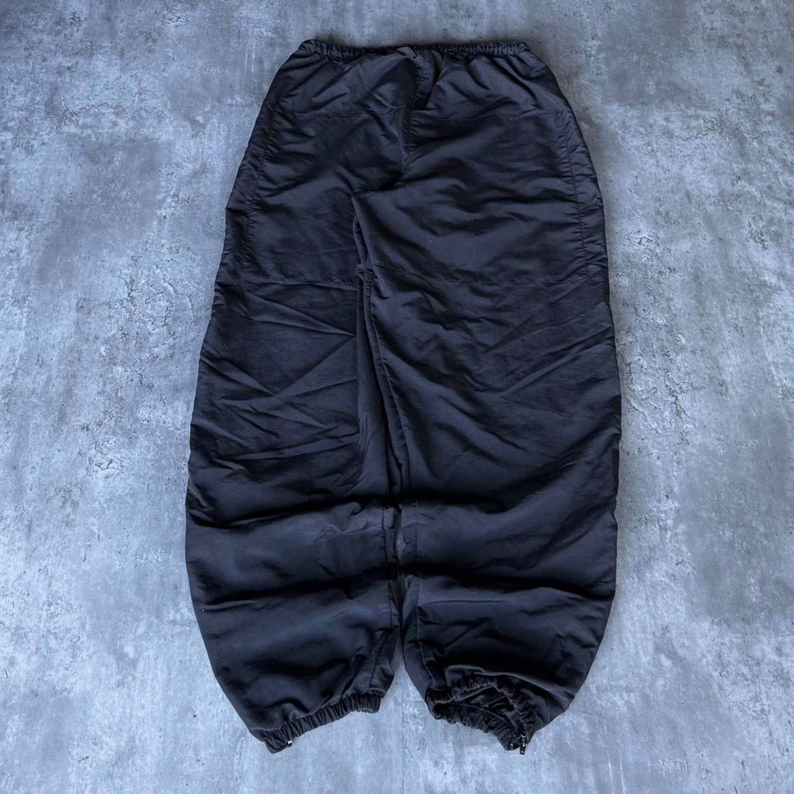 Japanese Brand × Vintage Vintage Y2K Baggy Double Knee Black Grunge Opium Sweatpants Size US 38 / EU 54 - 2 Thumbnail