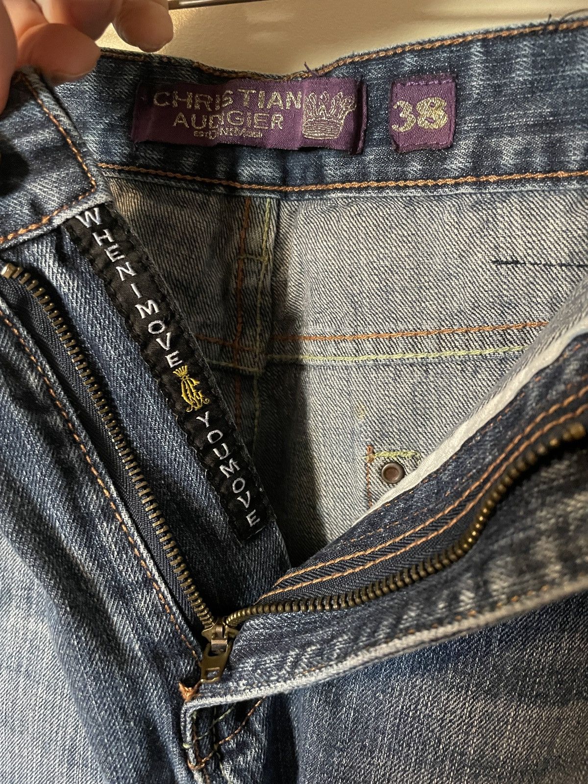 Christian Audigier Ed Hardy 38x32 Designer Quatzicoatl Pants Size US 38 / EU 54 - 6 Thumbnail