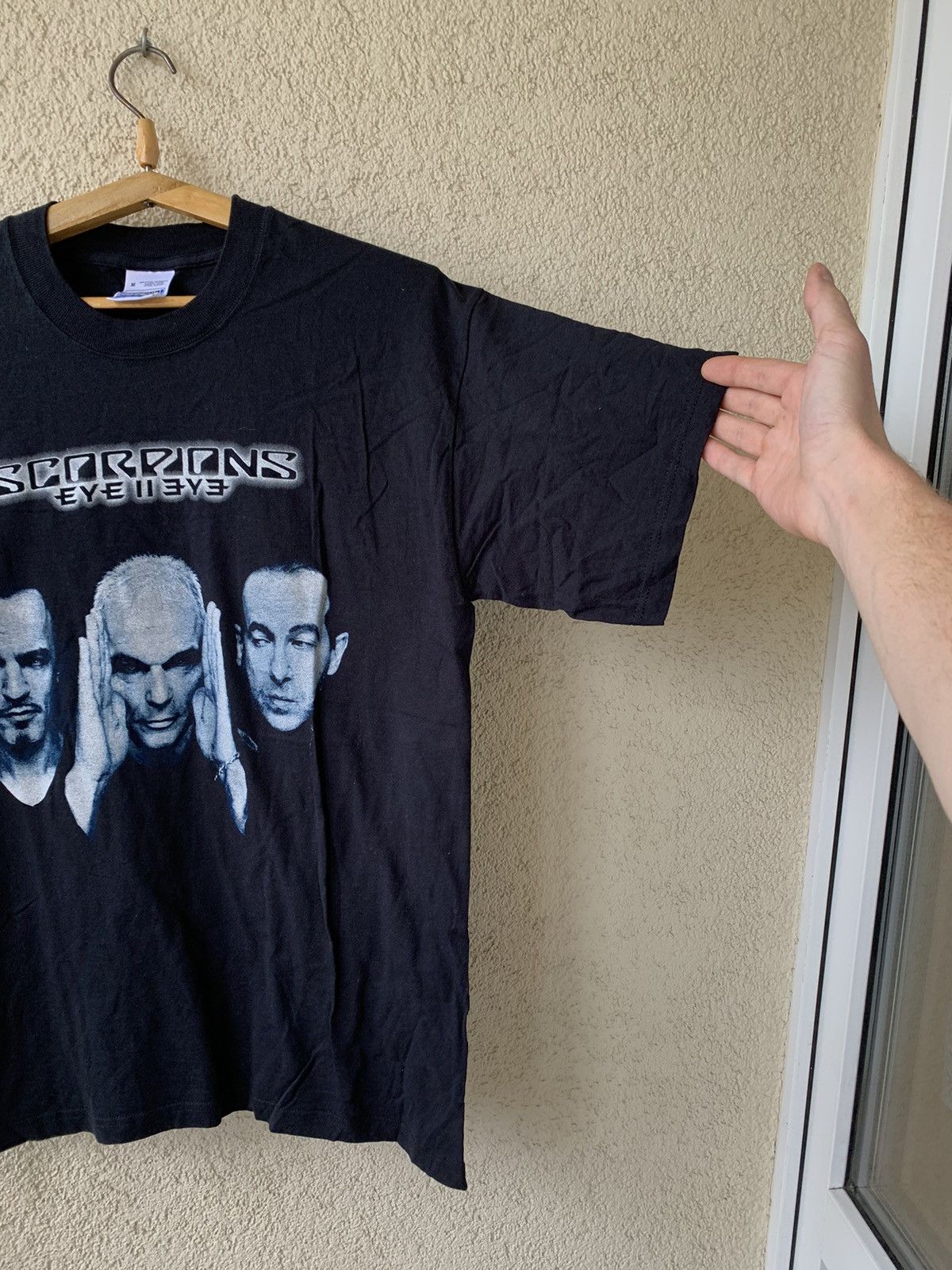 Band Tees × Vintage VINTAGE 1999 SCORPIONS EYE TO EYE WORLD TOUR T SHIRT Size US M / EU 48-50 / 2 - 5 Thumbnail