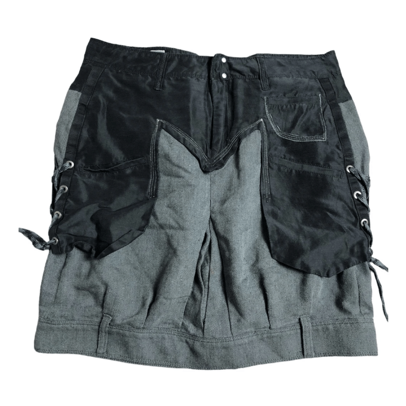 The MfG Crisscross Laces Upside Down Skirt