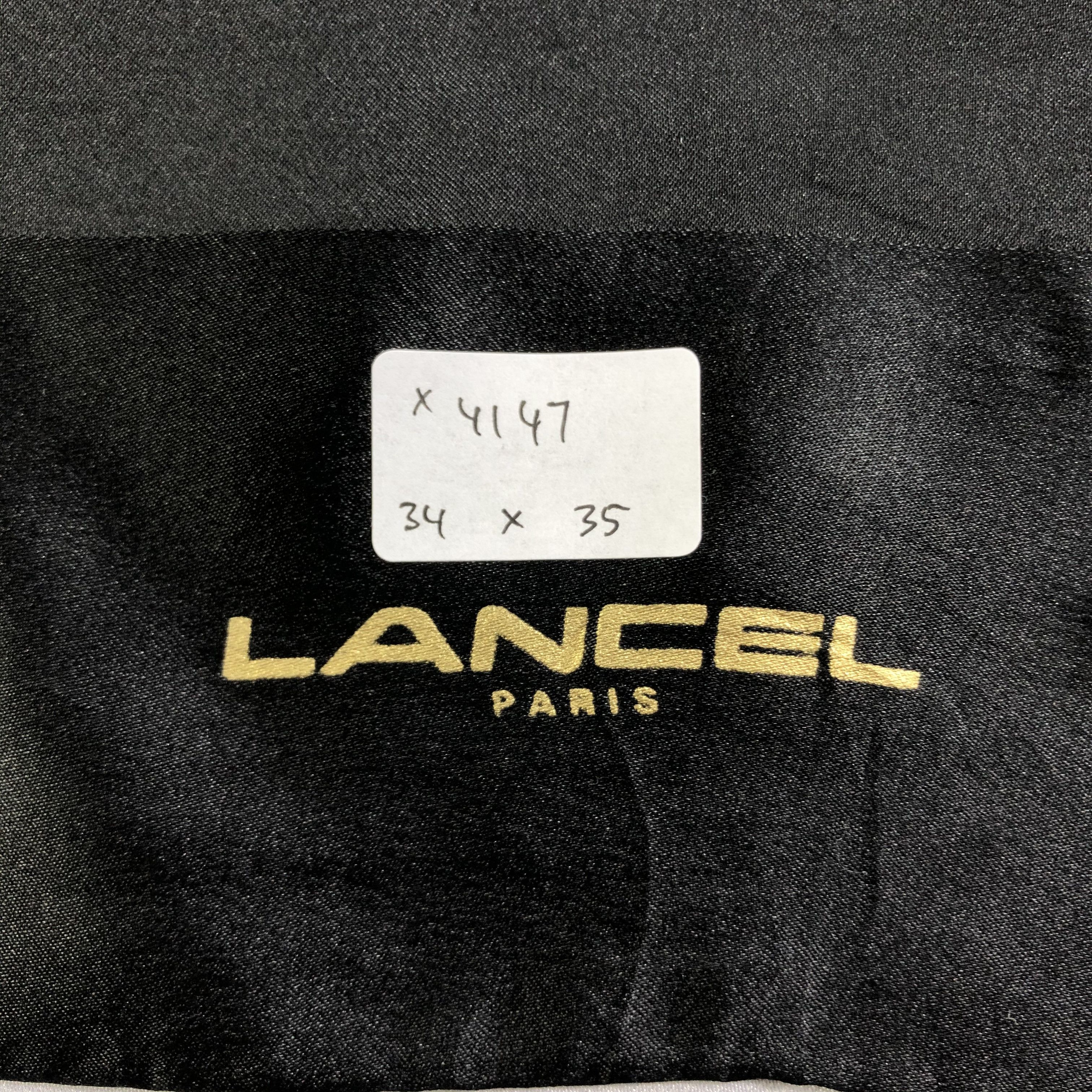 Lancel × Vintage Vintage Lancel Silk Scarf Size ONE SIZE - 5 Thumbnail