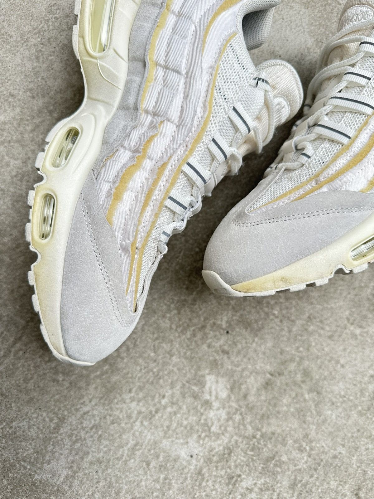 Comme des Garcons Homme Plus × Nike Nike AirMax 95 x Comme des Garçons White Sneakers 10US Size US 10 / EU 43 - 7 Thumbnail