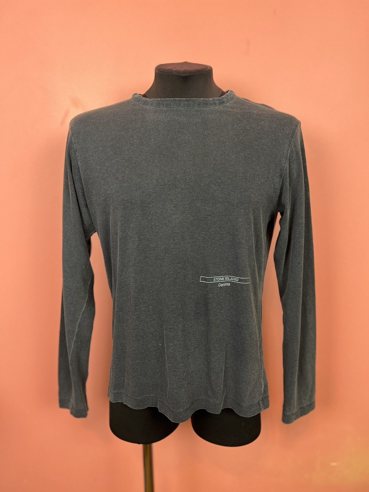 Stone Island Stone island denim si vintage rare longsleeve tee Size US S / EU 44-46 / 1 - 1 Thumbnail