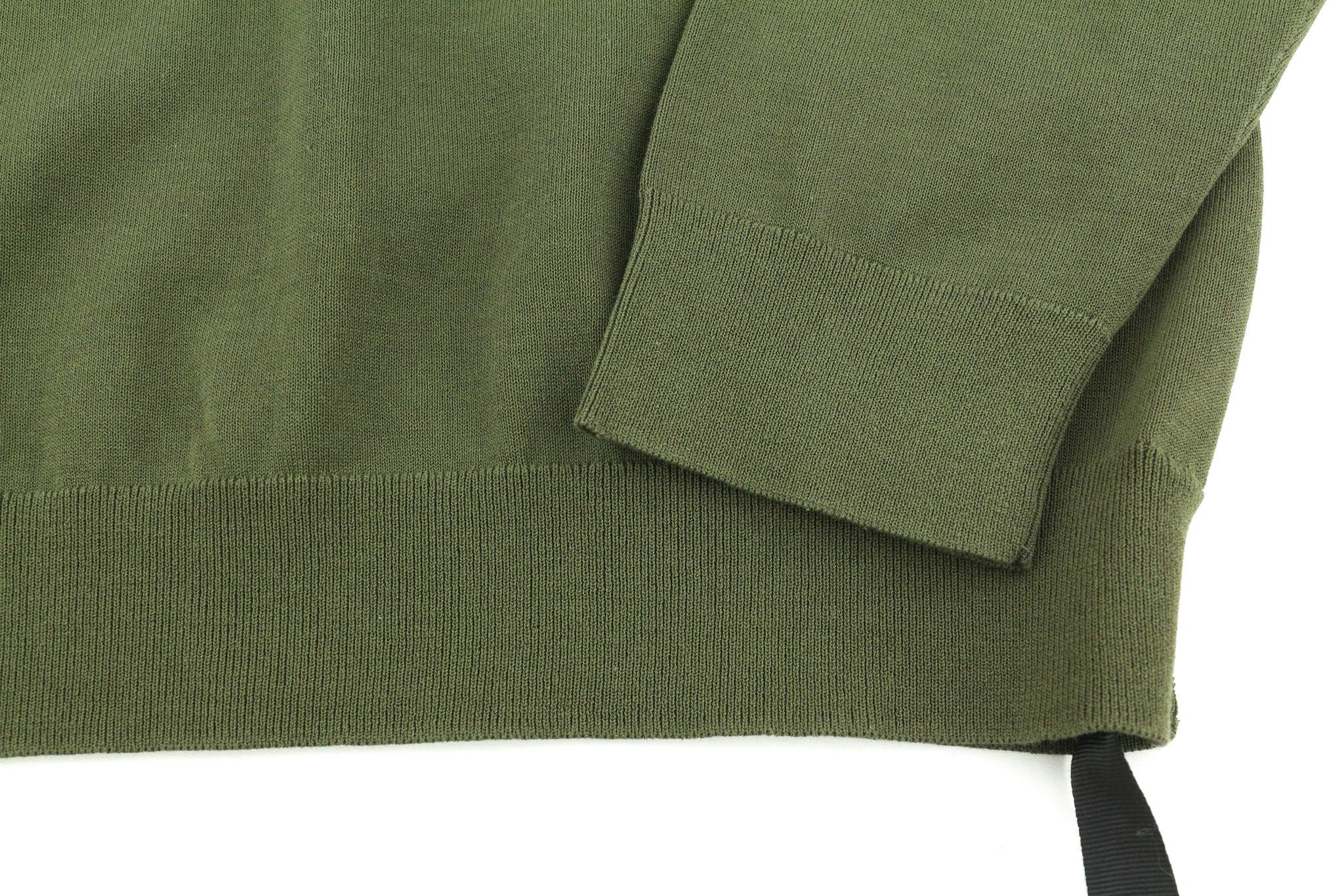 Diesel K-NAVAJO L Green Crew Knit Patch Jumper 40129 Size US L / EU 52-54 / 3 - 5 Thumbnail