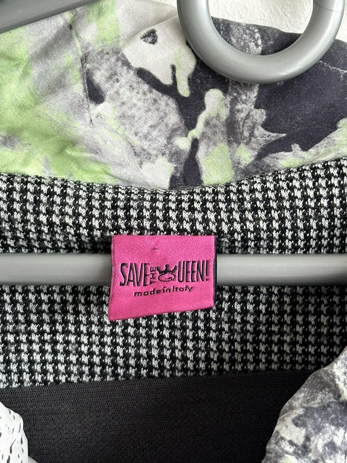 Other Save The Queen Houndstooh Wool Dress Long Sleeve Size M Grey Size M / US 6-8 / IT 42-44 - 13 Thumbnail