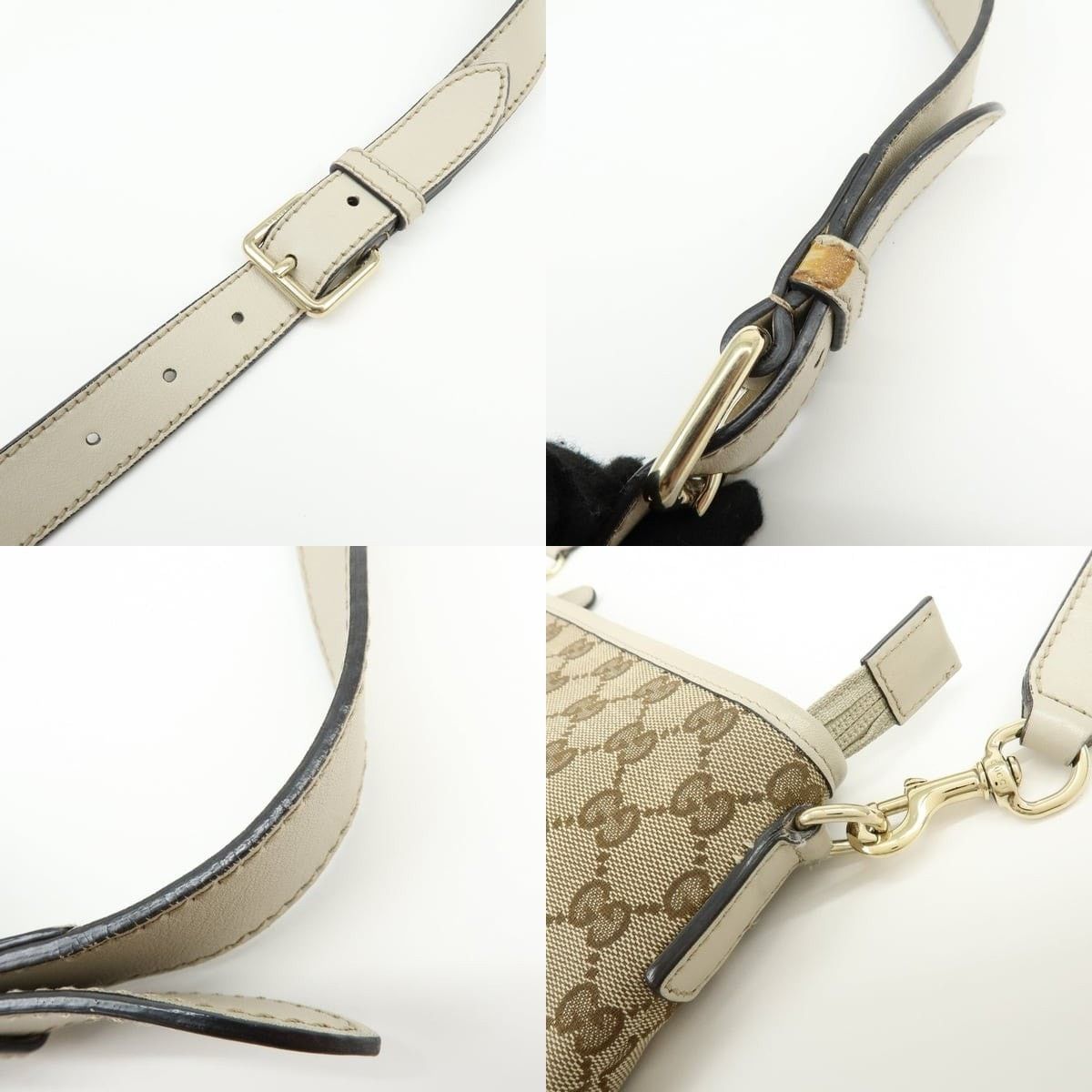 Gucci Gucci GG Supreme Crossbody Bag Beige Size ONE SIZE - 4 Thumbnail