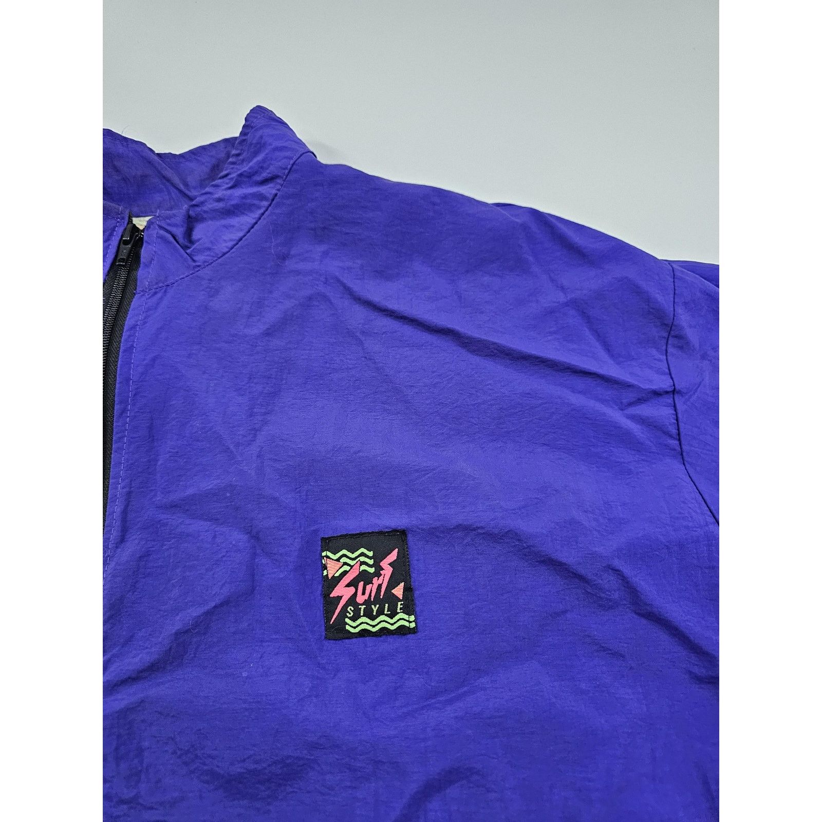 Other Surf Style Purple Jacket Pullover Sz XL-2XL? 1980s Size US XL / EU 56 / 4 - 3 Thumbnail