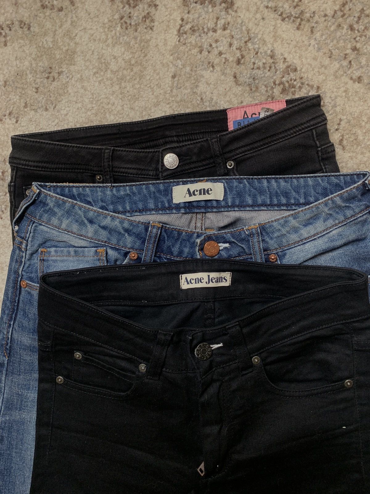 Acne Studios Acne Studios Bundle of 3 pants Size 29" - 2 Thumbnail