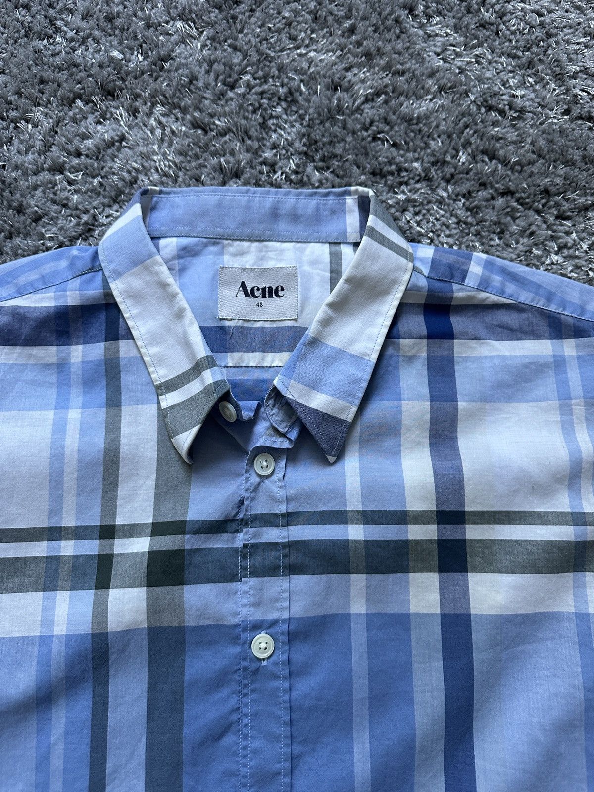 Acne Studios Acne Studios Shirt Size 48 BLUE Size US M / EU 48-50 / 2 - 4 Thumbnail