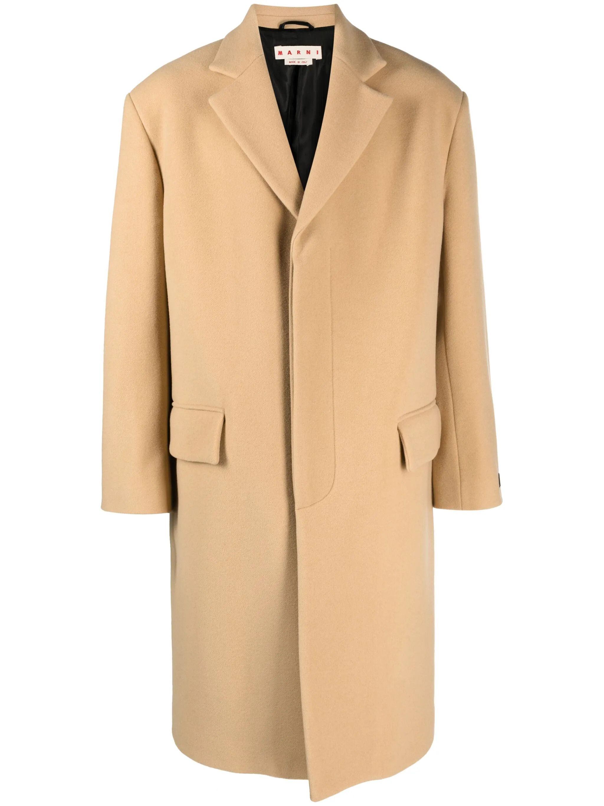 Marni o1y0225 Coat in Camel Size US S / EU 44-46 / 1 - 1 Thumbnail