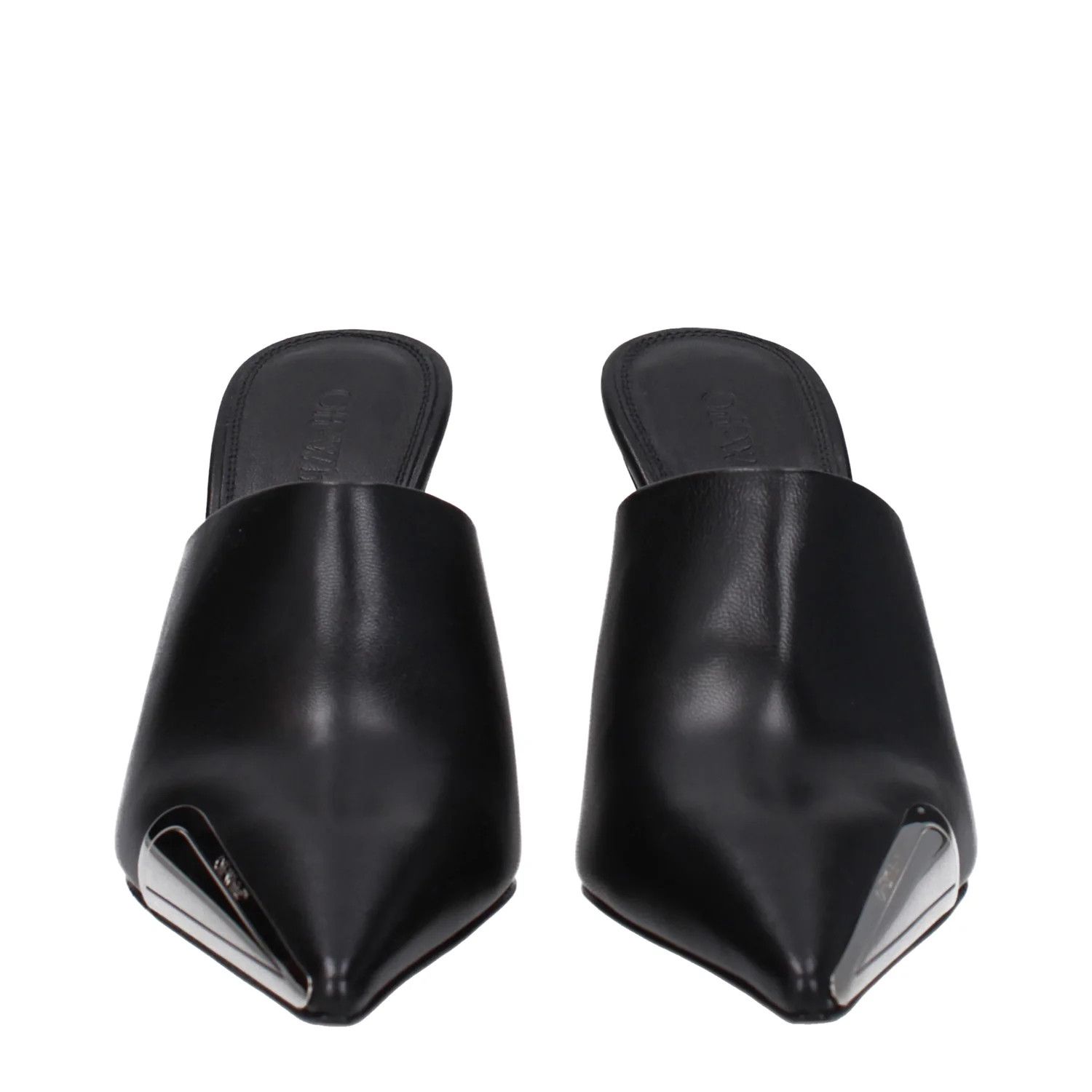 Off-White ob1o1e1124 Leather Sandals in Black Size US 6 / IT 36 - 3 Thumbnail