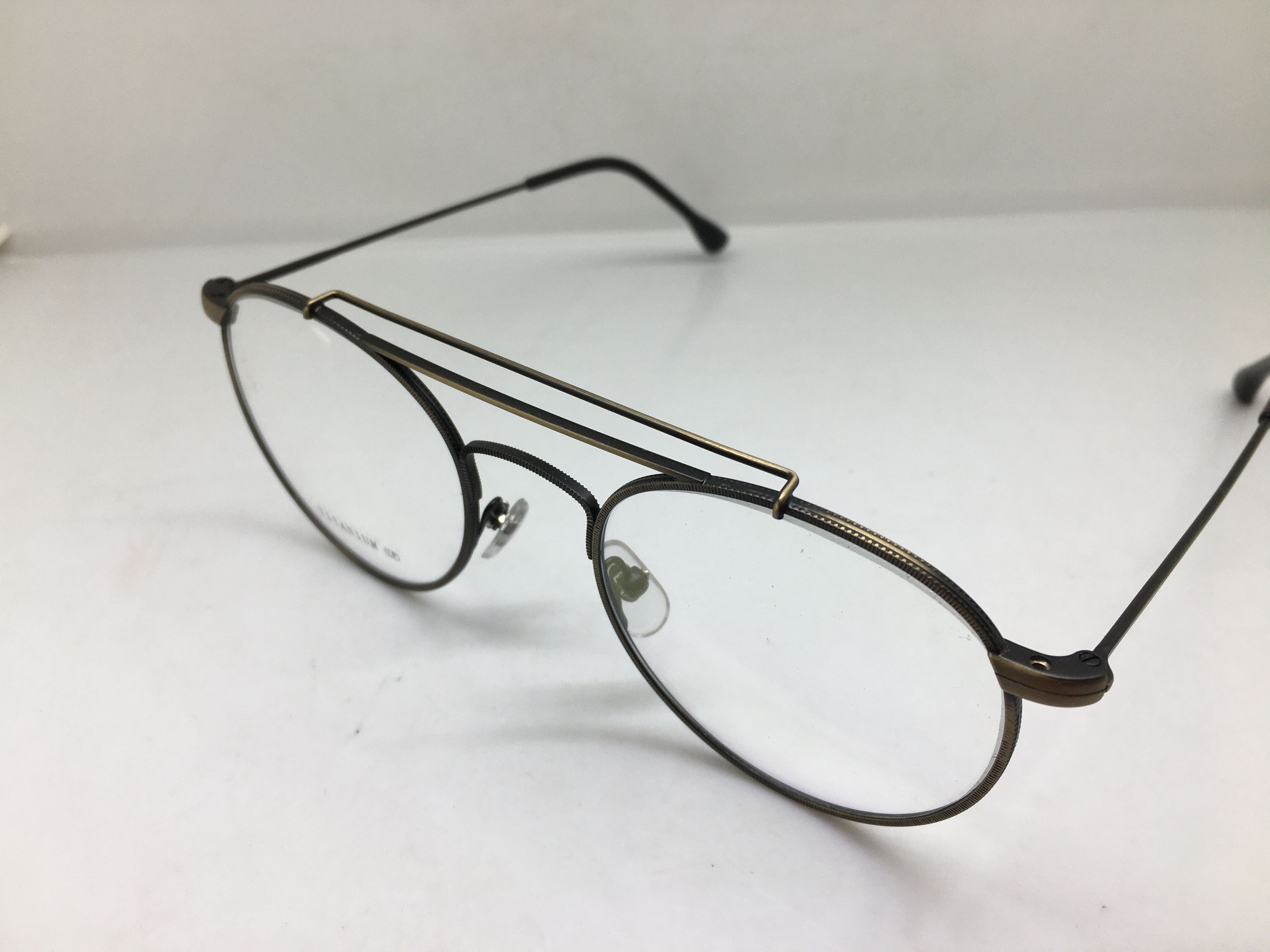 Other Anitique Copper Titanium Round Eyeglasses GREAT GATSBY Size ONE SIZE - 3 Thumbnail