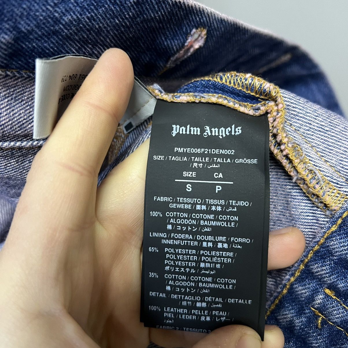 Palm Angels Palm Angels Vintage Denim Jacket With Bandana Motif Size US S / EU 44-46 / 1 - 21 Thumbnail