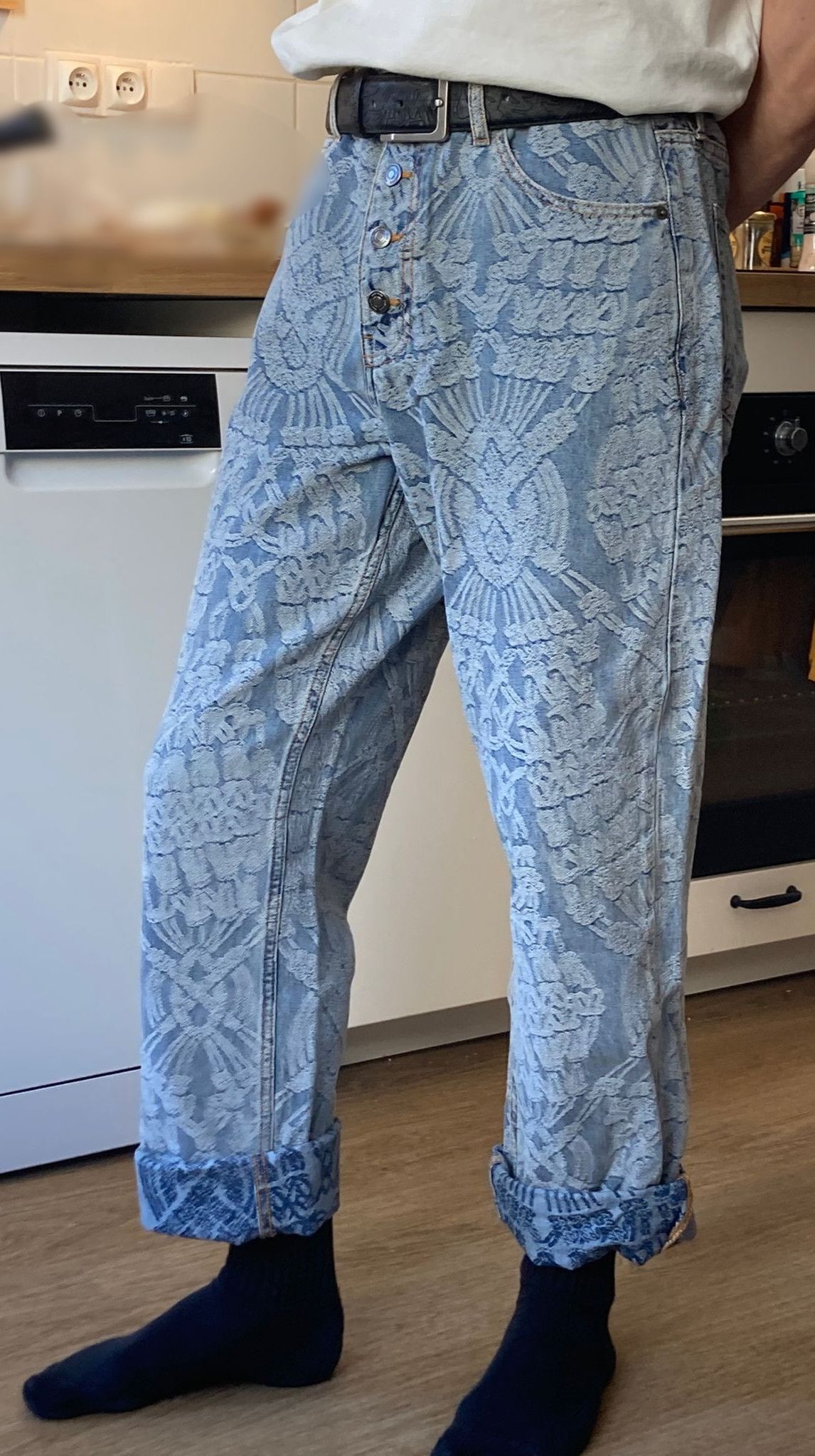 Daily Paper Settle Macrame Denim Pants Size US 32 / EU 48 - 5 Thumbnail