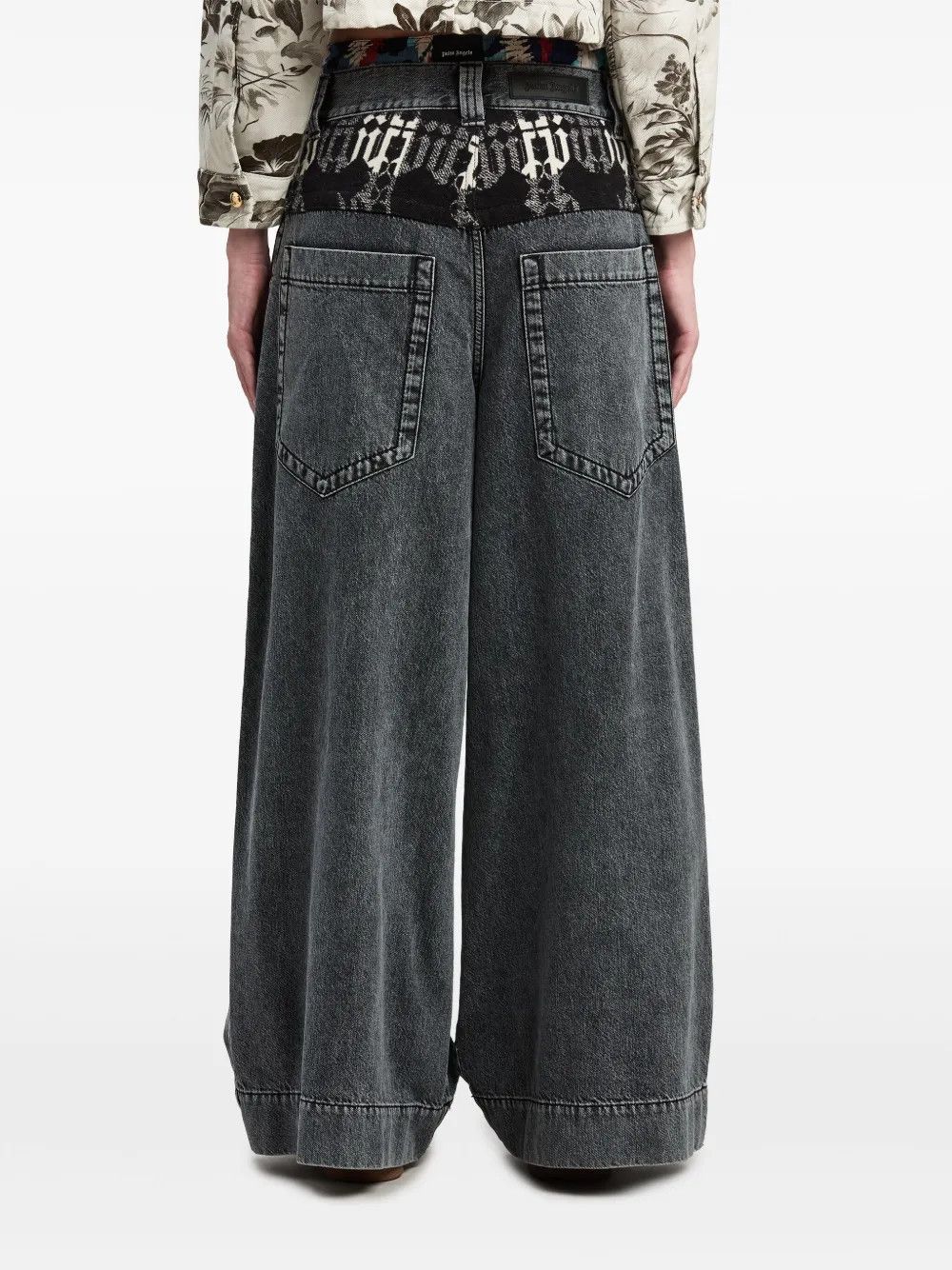 Palm Angels o1y1125 Denim Pant in Black Size 26" / US 2 / IT 38 - 4 Thumbnail