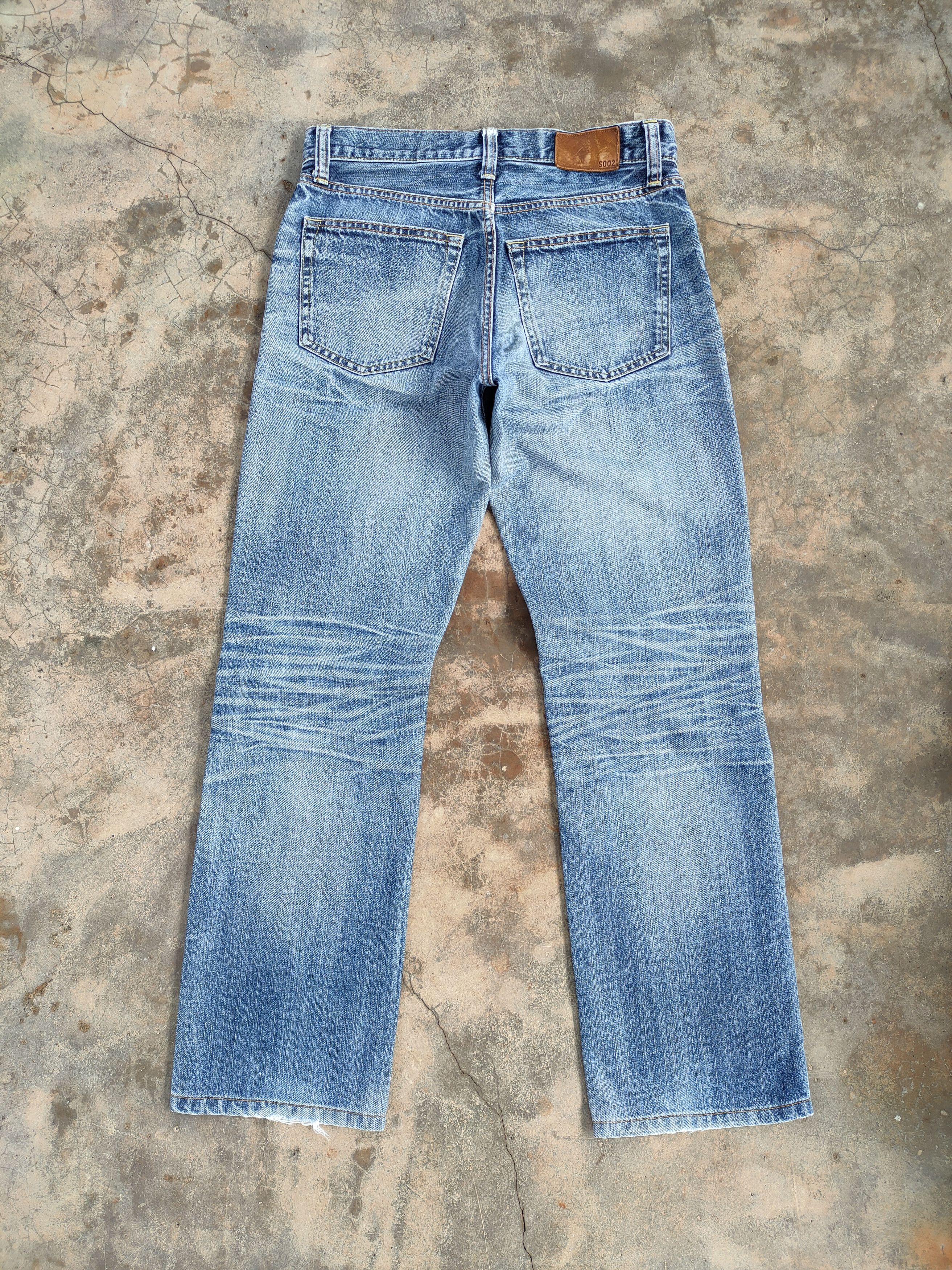 Jean W32 VINTAGE JAPANESE FADED DISTRESSED DENIM JEANS PANTS Size US 32 / EU 48 - 2 Thumbnail