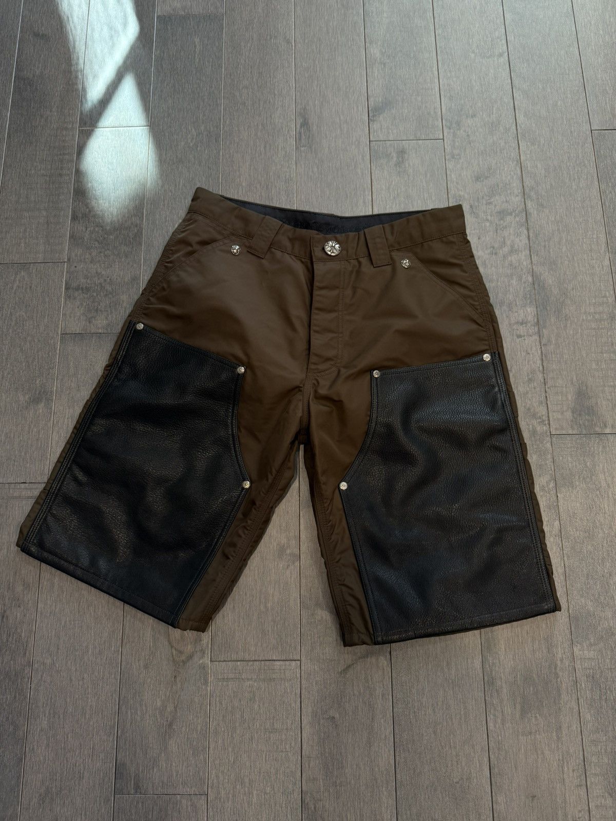 Chrome Hearts Chrome Hearts Carpenter Short Brown Black Size US 30 / EU 46 - 1 Thumbnail