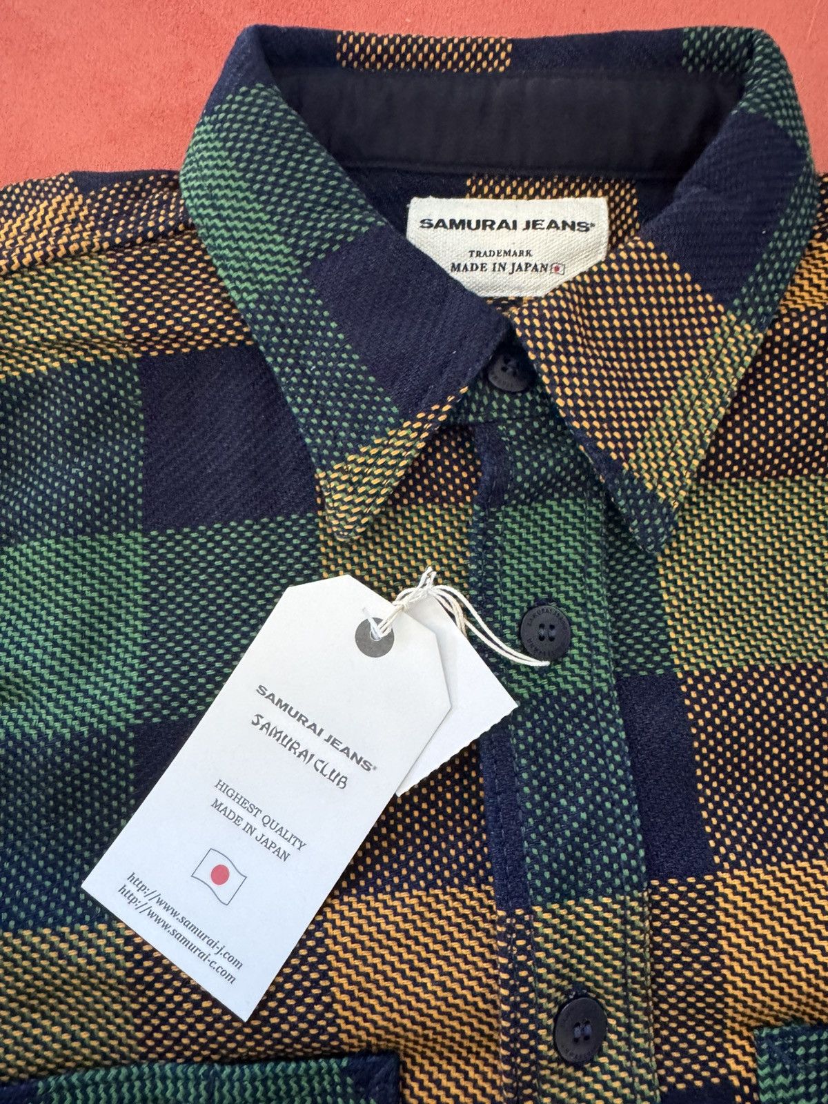 Samurai Jeans Samurai Jeans Heavy Flannel SIN24-01 S Small XS No Tariffs Size US S / EU 44-46 / 1 - 5 Thumbnail