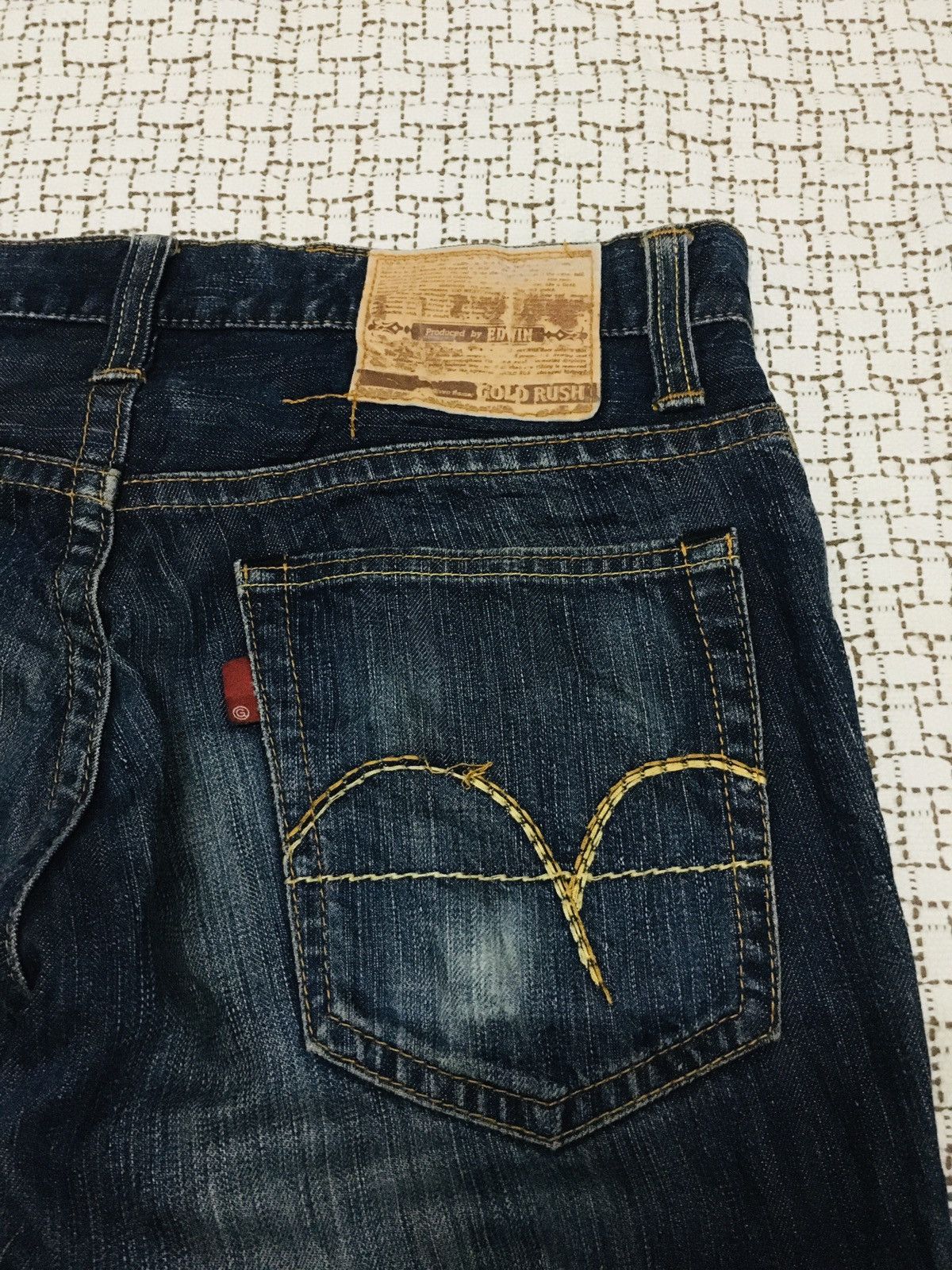 Edwin Edwin X Gold Rush Distressed Jeans (Y01) Size US 35 - 4 Thumbnail