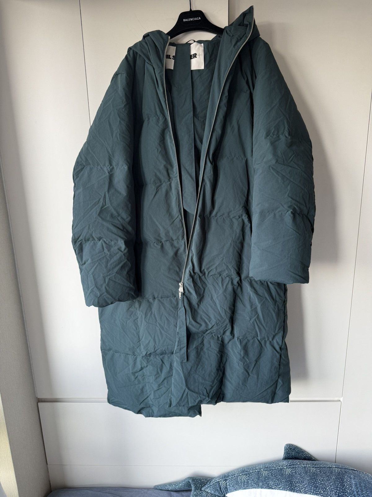 Jil Sander BNWT Jil Sander dark green puffer coat Size S / US 4 / IT 40 - 1 Thumbnail