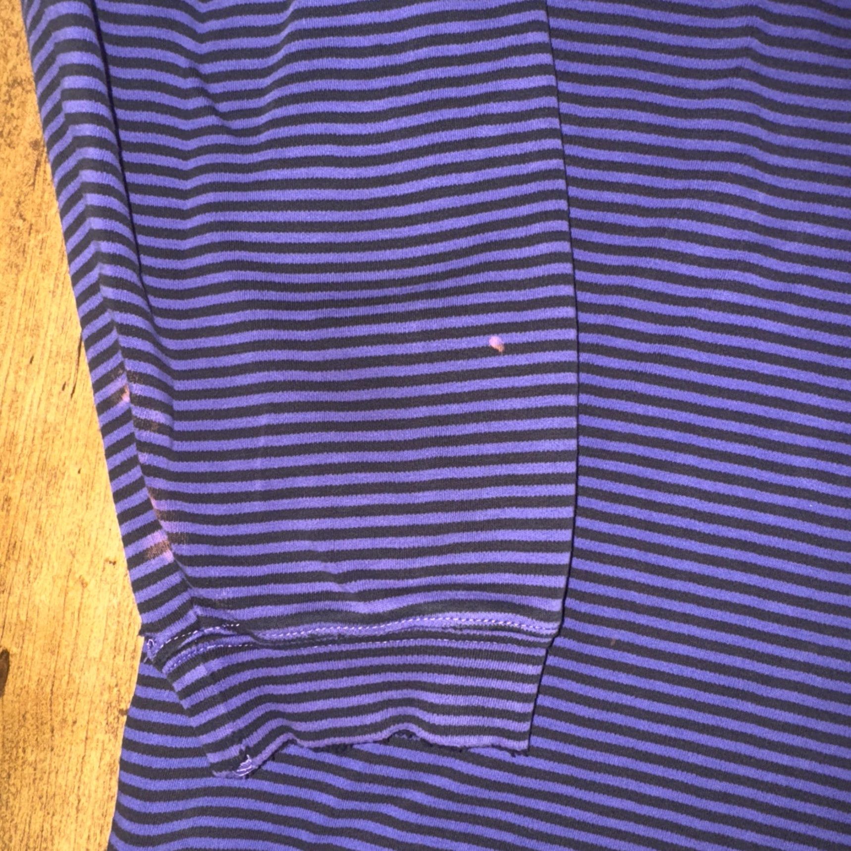 Disney VINTAGE Disney Minnie Mouse Striped Mockneck Sweatshirt Purple XL Oversized Size US XL / EU 56 / 4 - 4 Thumbnail