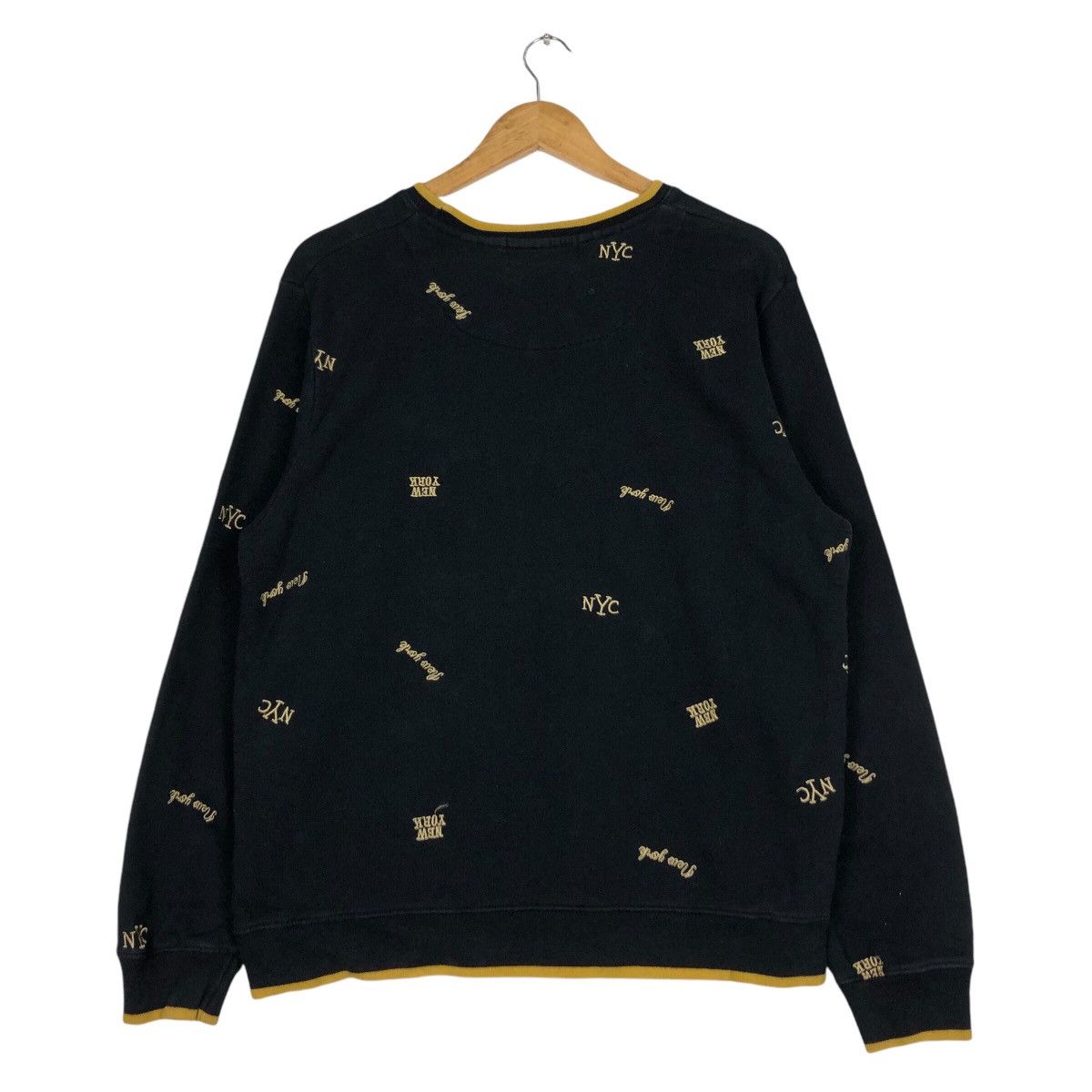 New York Yankees × Vintage Vintage Sweatshirt New York Rare Design 90s Streetwear Size US M / EU 48-50 / 2 - 6 Thumbnail