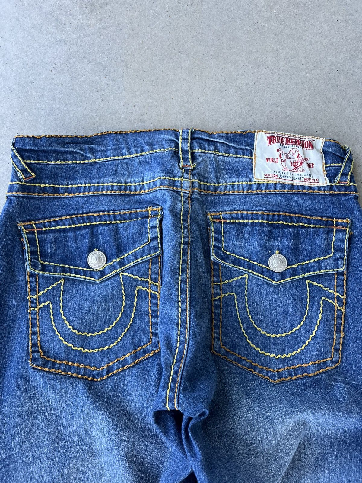 True Religion Vintage Y2K True Religion Baggy Denim Jeans Size US 36 / EU 52 - 3 Thumbnail