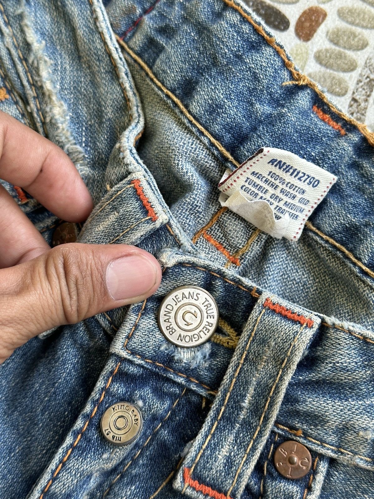 Japanese Brand Flare 💥 True Religion X King Baby Flare Fashion💥 Size US 28 / EU 44 - 6 Thumbnail