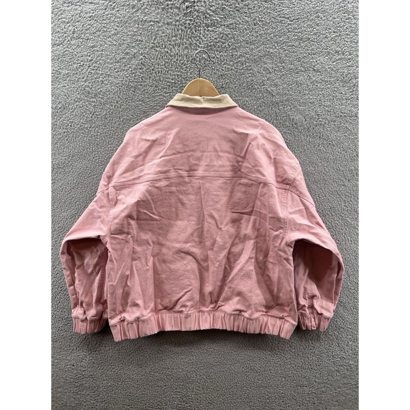 Jordan Brand Air Jordan Renegade Canvas Jacket Pink FN5674-607 Size Large Size L / US 10 / IT 46 - 2 Thumbnail