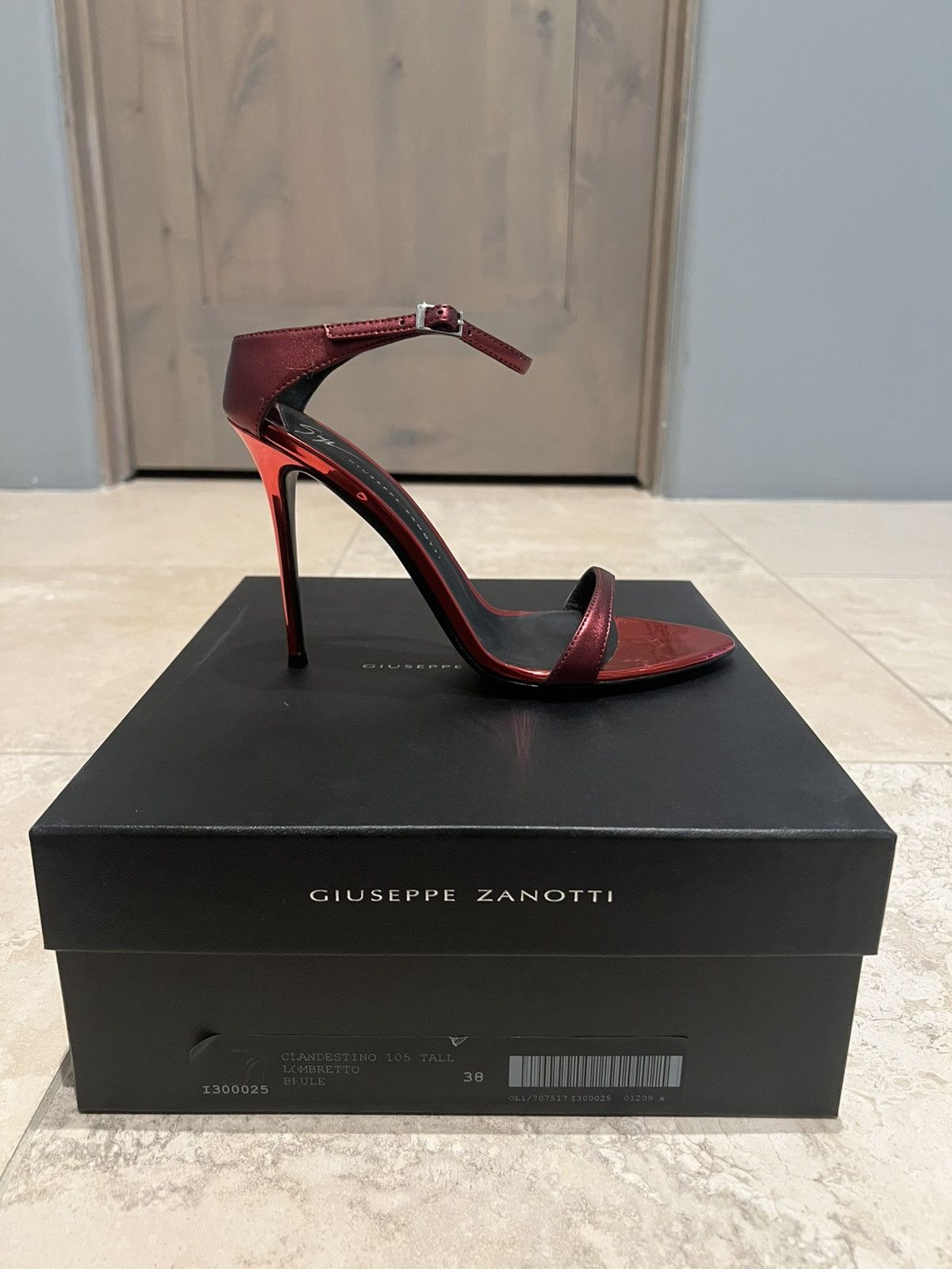 Giuseppe Zanotti Red clandestino 105 tall Size US 8 / IT 38 - 6 Thumbnail