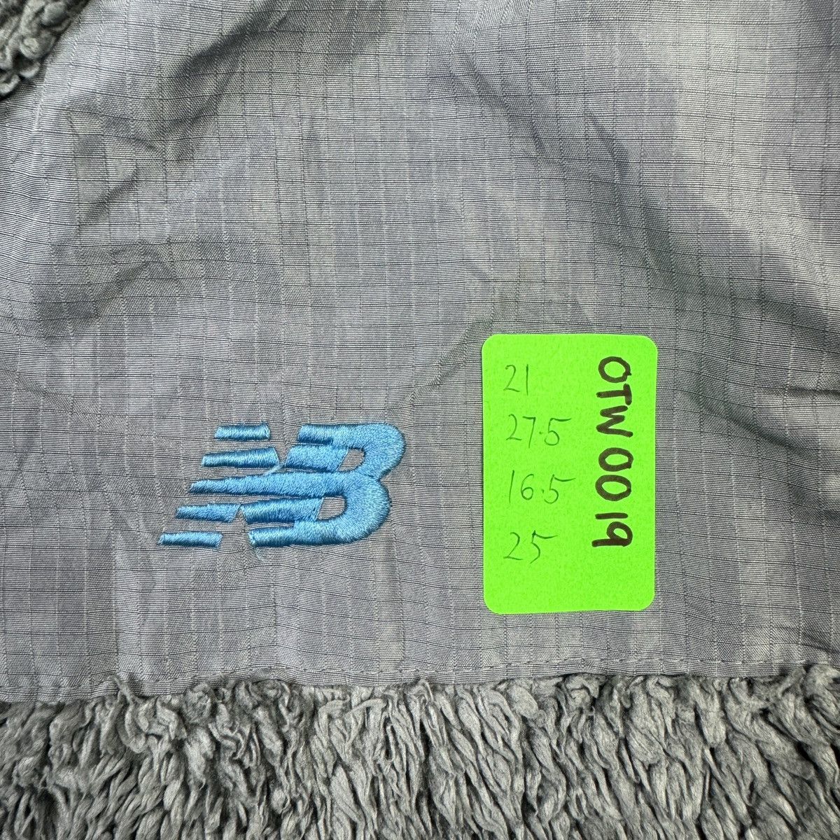 New Balance New Balance Grey Fleece Zipper Hooded Jacket Size US L / EU 52-54 / 3 - 10 Thumbnail