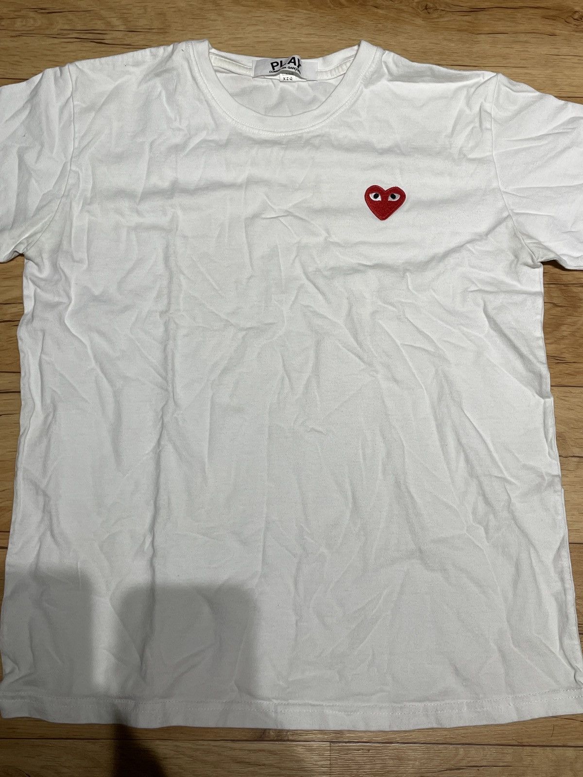 Comme des Garcons Basic CDG white tee Size US M / EU 48-50 / 2 - 1 Thumbnail