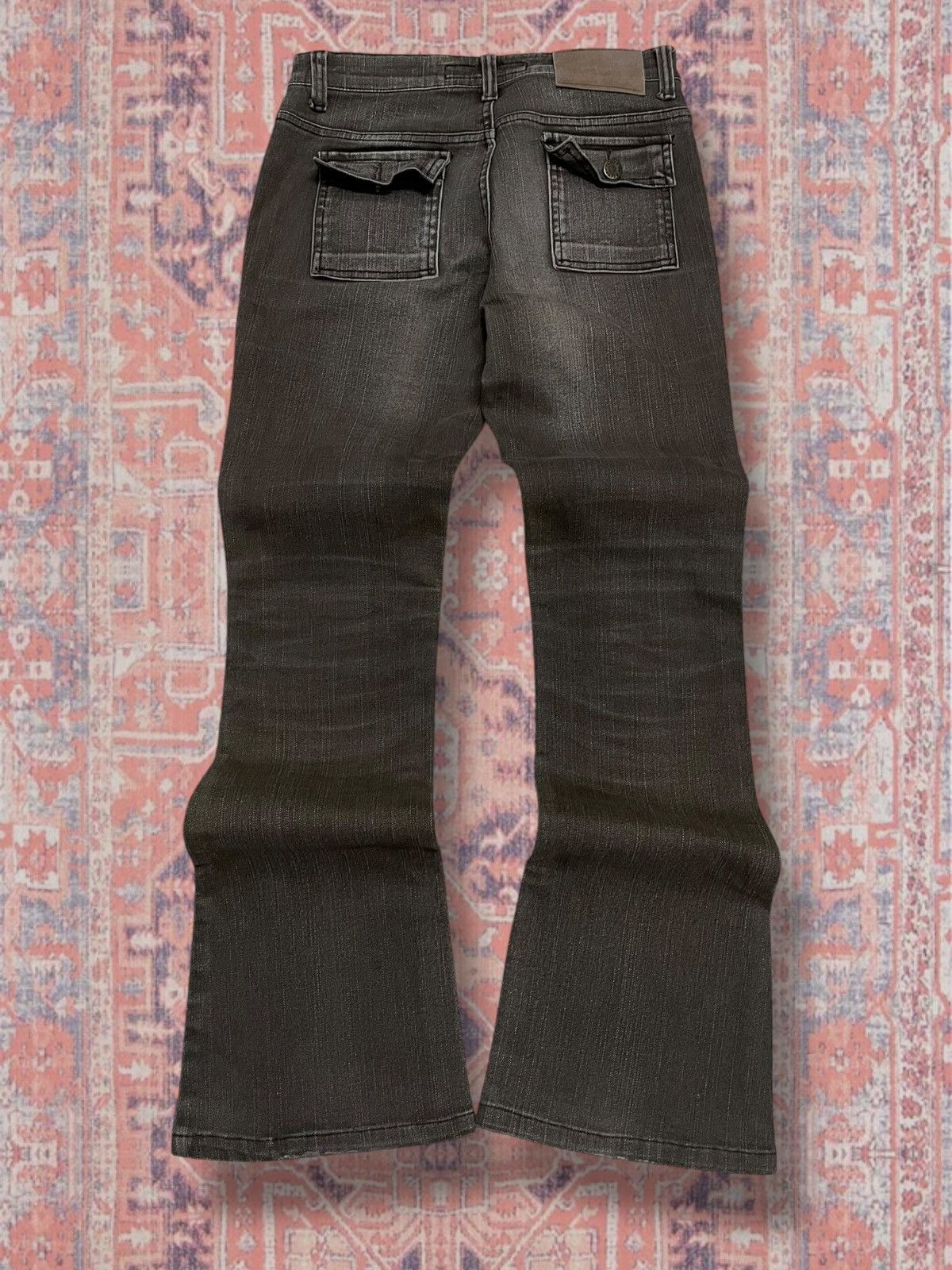 Japanese Brand Vintage 1990s Japan Designer Coupe De Beaute Flared Denim Size US 27 - 8 Thumbnail