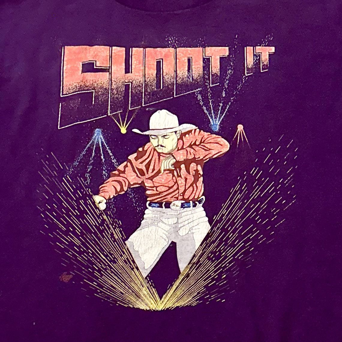 Band Tees VINTAGE 1994 SHOOT IT COUNTRY BAND TOUR TEE! Size US XL / EU 56 / 4 - 1 Thumbnail