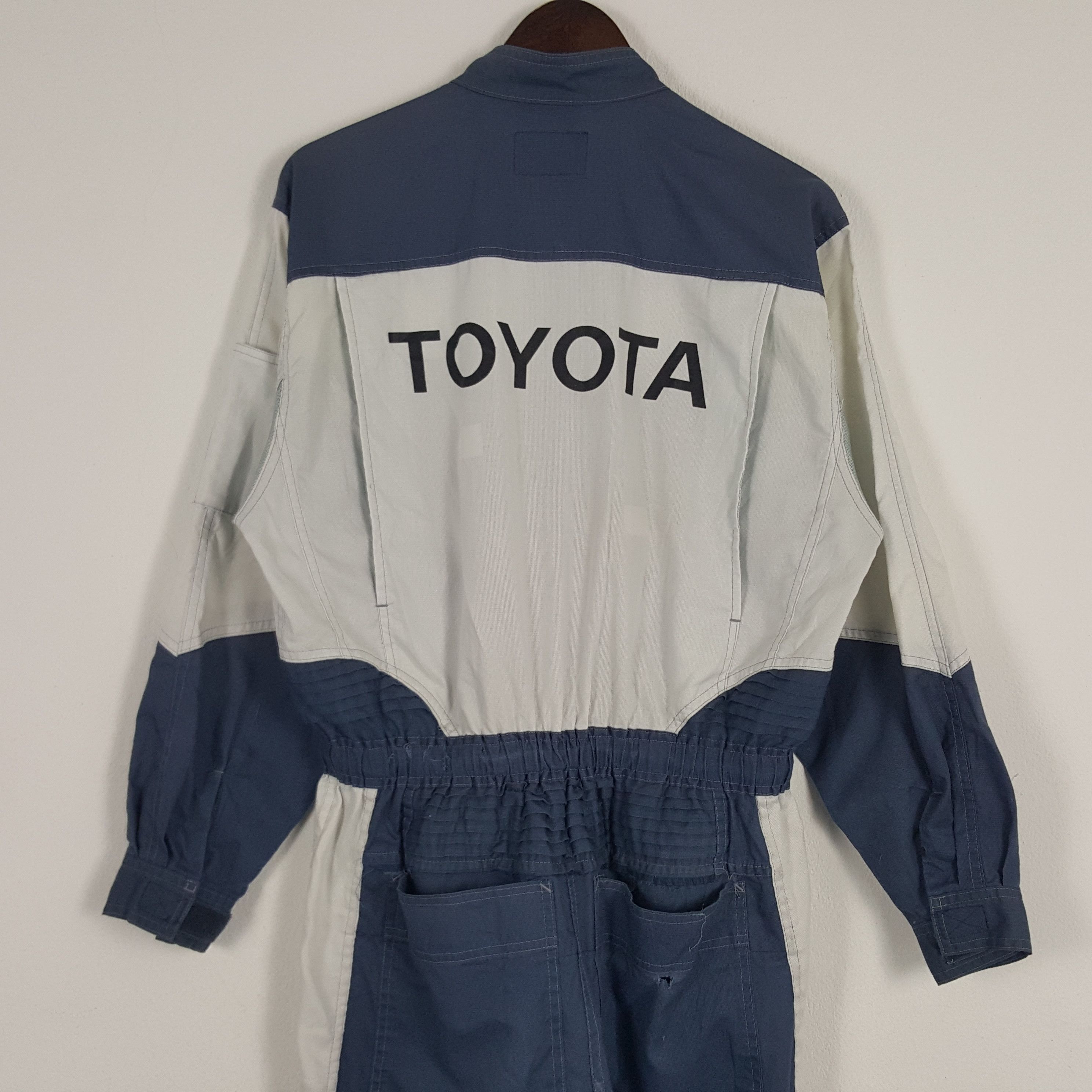 Japanese Brand × Vintage Vintage Toyota Tecno Japanese Racing Coverall Jacket Size US M / EU 48-50 / 2 - 2 Thumbnail