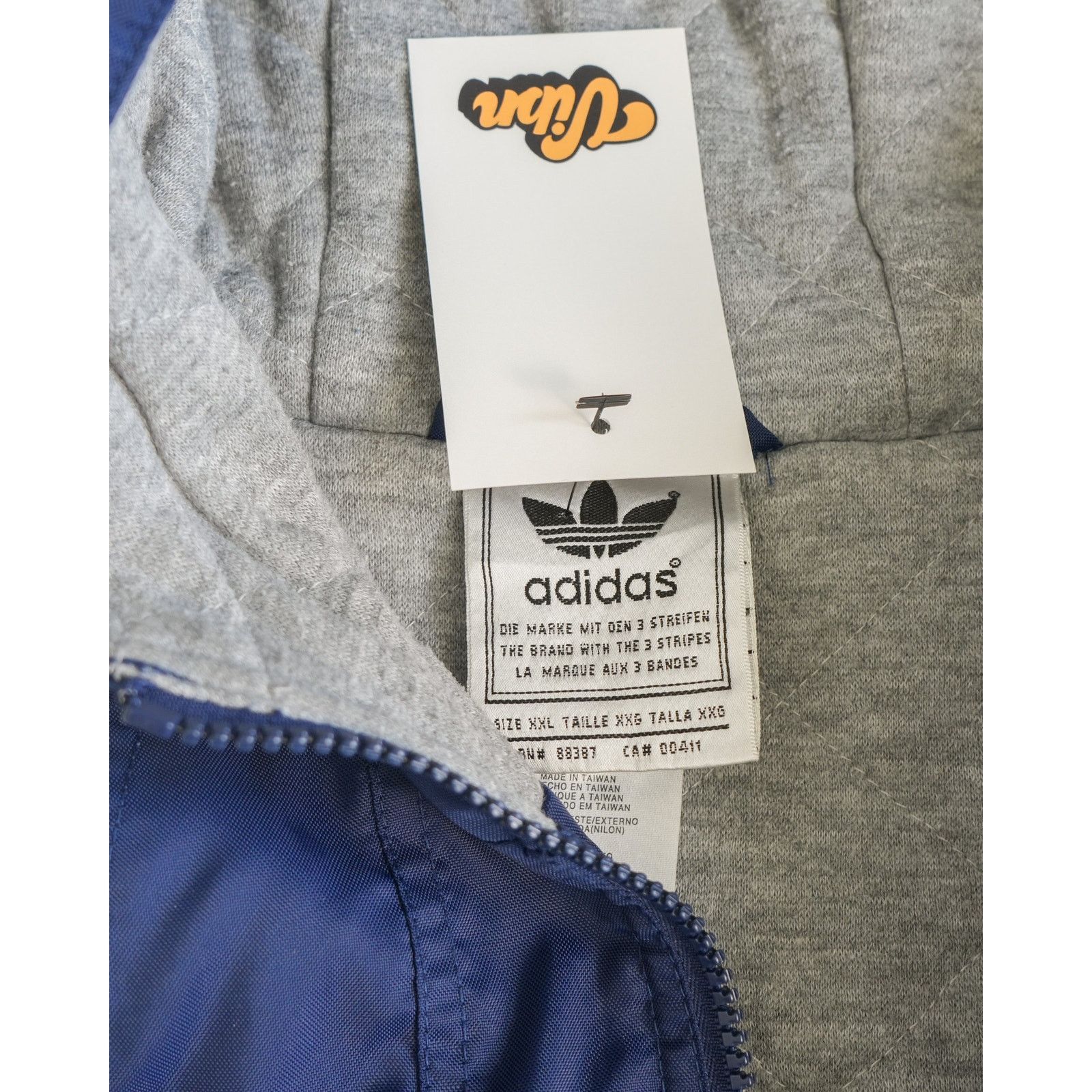 Adidas Vintage 90s Adidas Blue Insulated Jacket - Men's 2XL Size US XXL / EU 58 / 5 - 3 Thumbnail