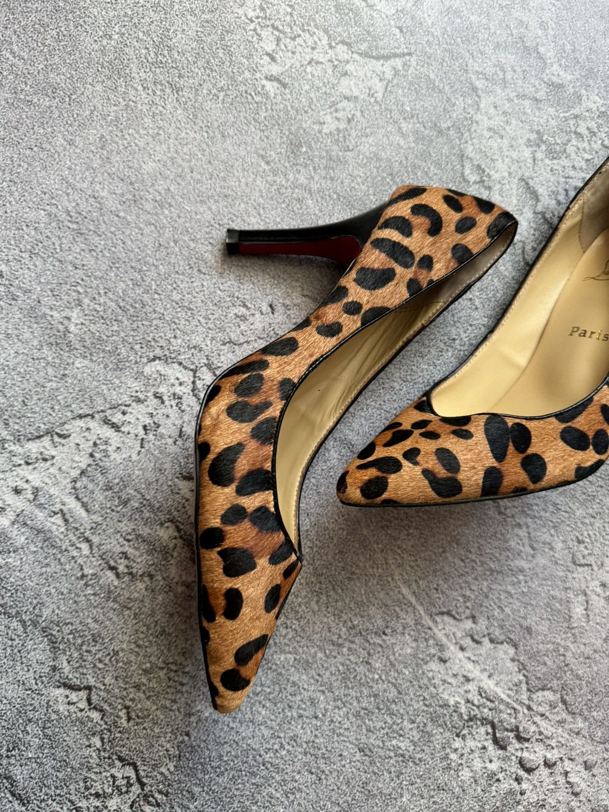 Christian Louboutin Christian Louboutin 37 leopard 🐆 heels 👠 shoes high Size US 7 / IT 37 - 3 Thumbnail