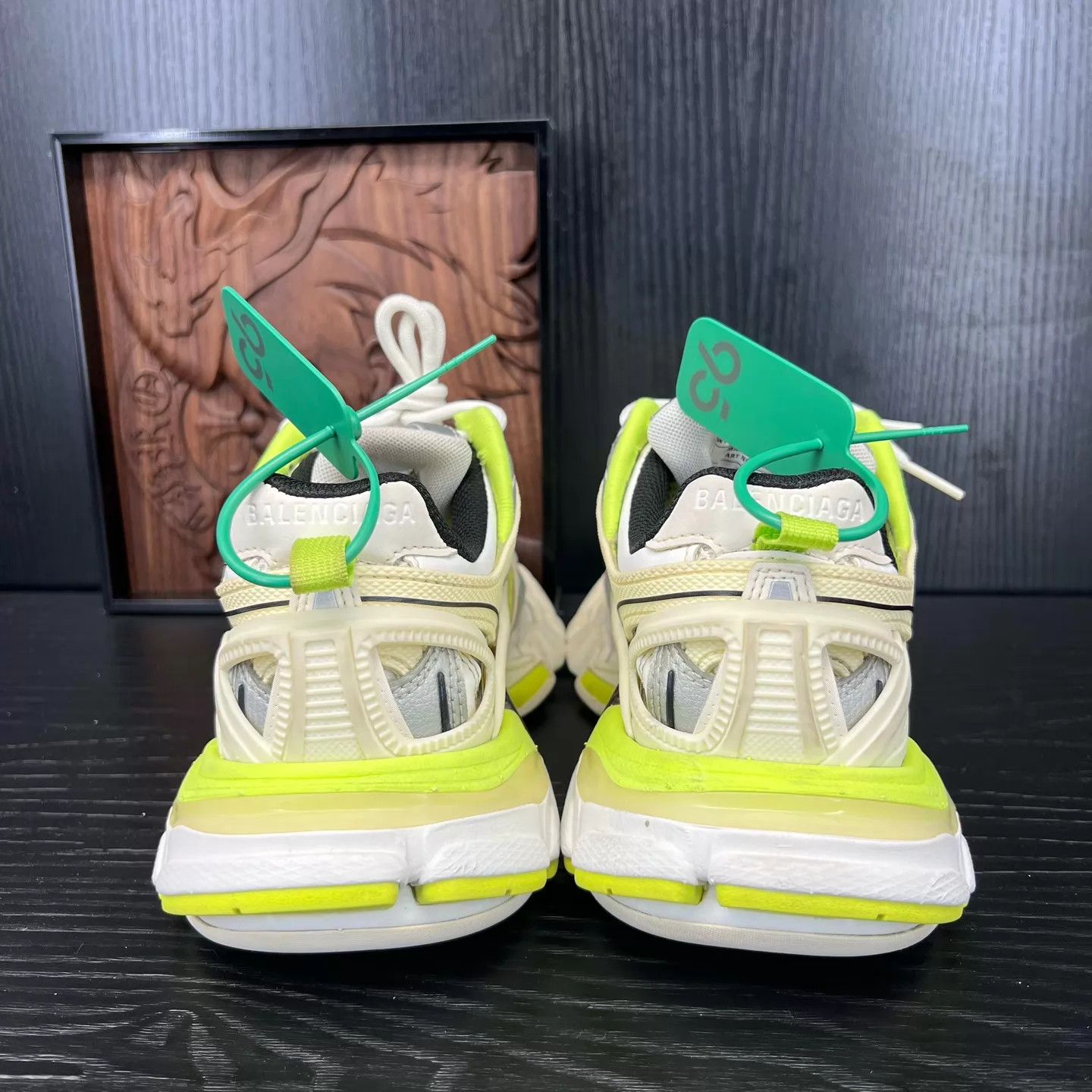 Balenciaga Balenciaga Track2 White & Yellow Women's Size 36 Size US 5.5 / IT 35.5 - 5 Thumbnail