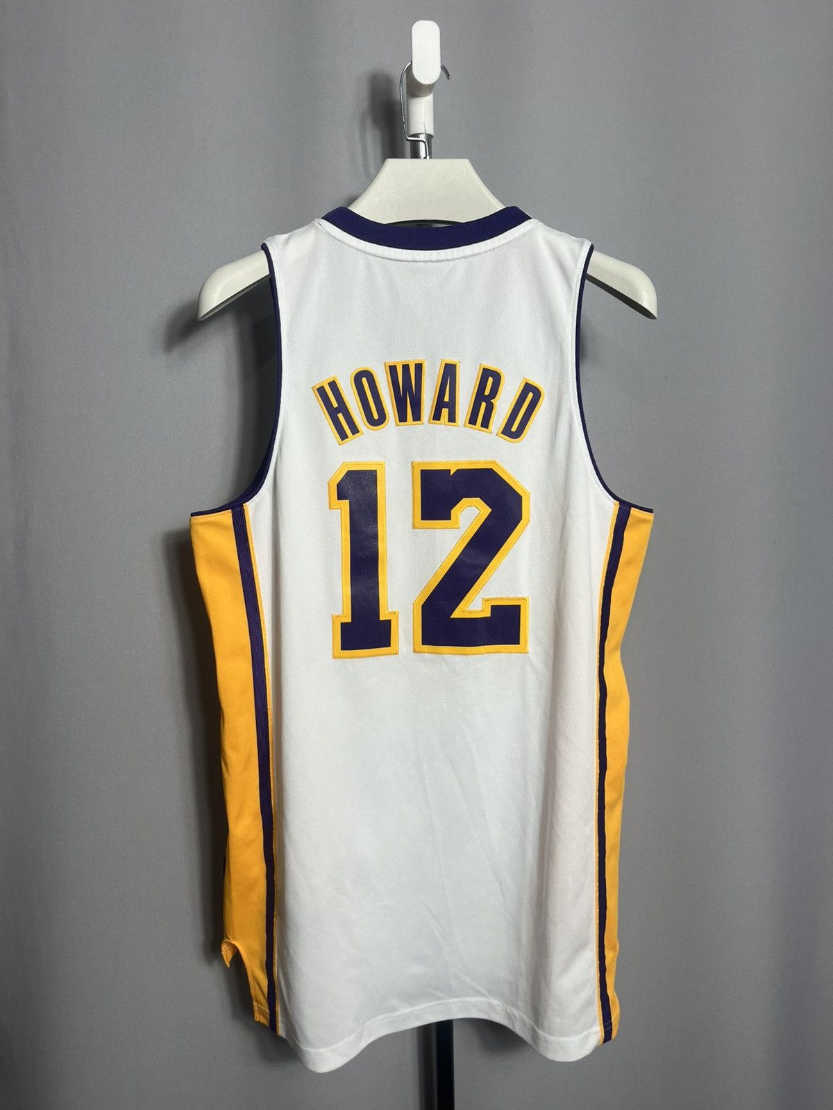 Adidas Adidas 2013 Dwight Howard #12 White Los Angeles Lakers Jerse Size US S / EU 44-46 / 1 - 3 Thumbnail