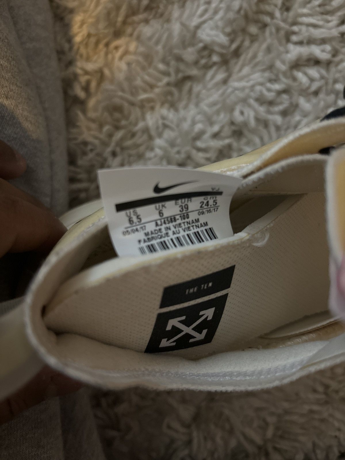 Nike × Off-White The 10 off white zoom fly Size US 6.5 / EU 39-40 - 6 Thumbnail