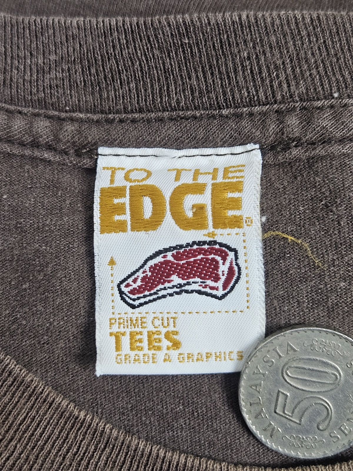Vintage To The Edge Don’t Lick Cold Poles Shirt in Brown, Men's (Size Xl) — image 4 of 6