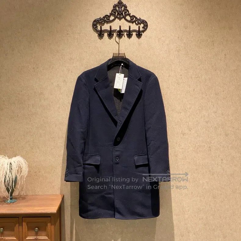 Loro Piana Loro Piana Dark Blue Cashmere Coat Size M / US 6-8 / IT 42-44 - 1 Thumbnail