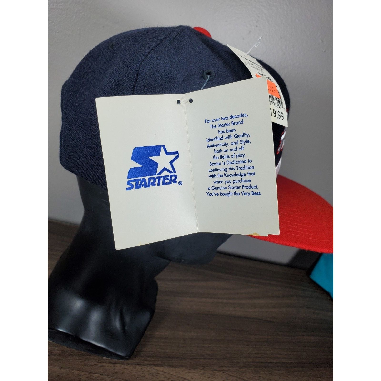 NCAA × Starter × Vintage HU Howard Bison Starter Script Hat HBCU Wool Snapback Cap Size ONE SIZE - 8 Thumbnail