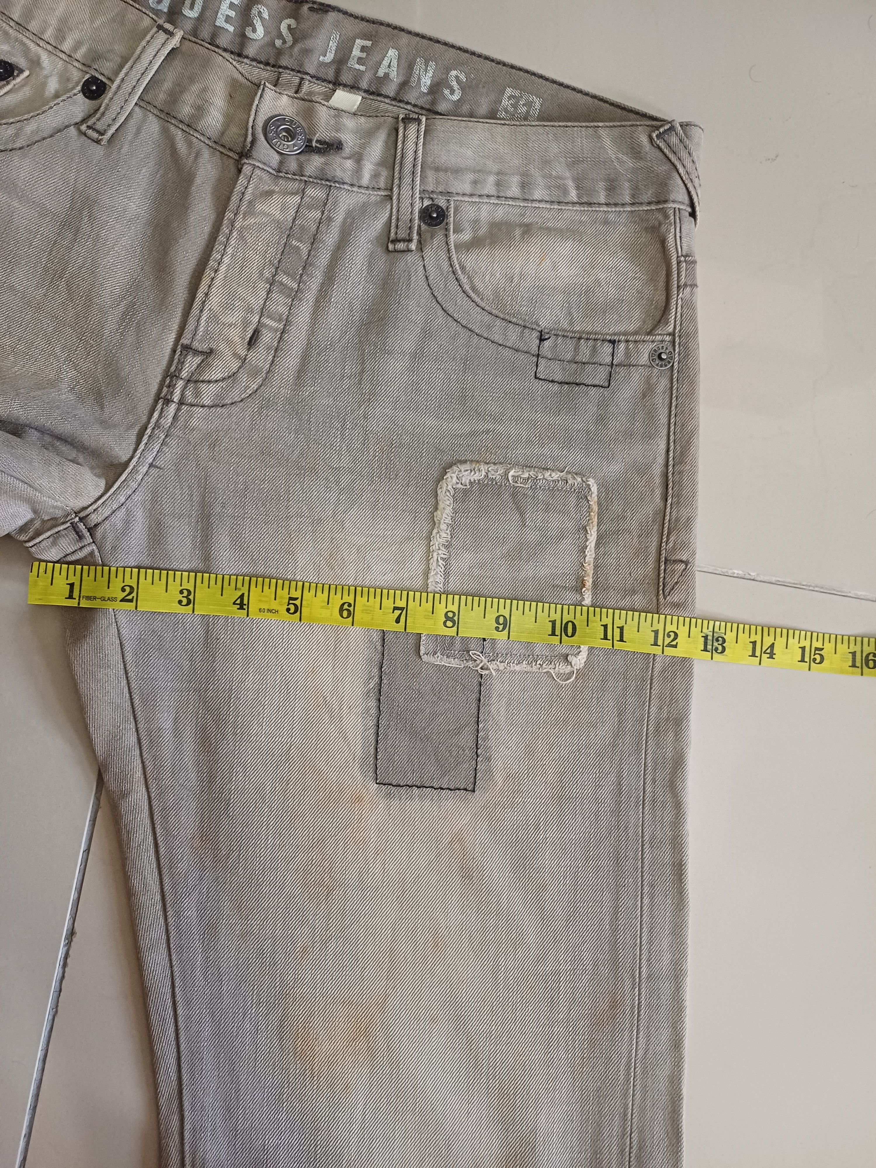 Designer × Guess AWESOME 🔥🔥🔥Distressed GUESS Jeans.. button fly Size US 31 - 17 Thumbnail