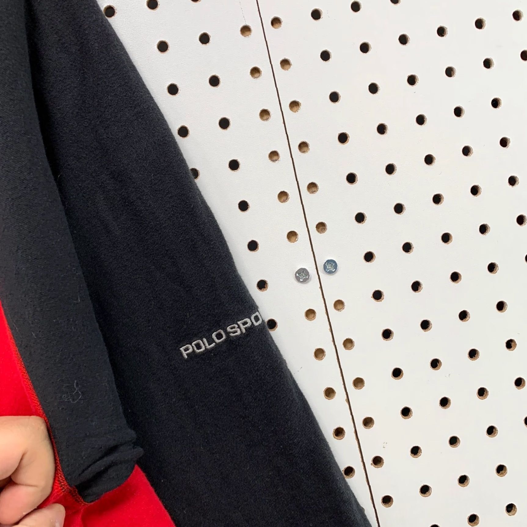 Vintage VINTAGE Polo Sport Sweatshirt Mens XL Red Black Double Face Lined Made USA Size US XL / EU 56 / 4 - 6 Thumbnail